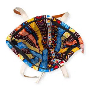 Capazo Artesanal Africano con Asas Largas de Piel DIY y Cremallera