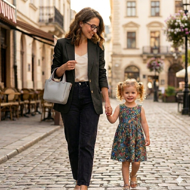 Bolso de Mano en Piel Italiana con Gran Calidad y 3 Compartimentos Interiores